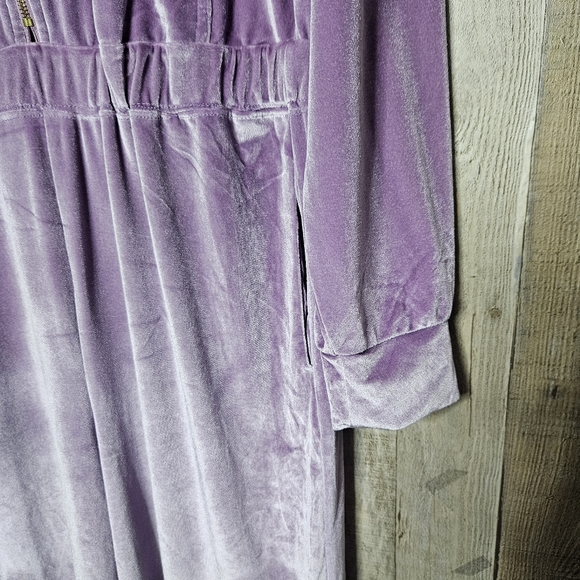 Fabletics Lavender Velvet Jumpsuit Size XL - Picture 7 of 15